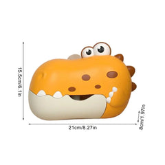 Baby Bath Toys for Kids Music Dinosaur Bubble Machine Bath Toys Bathtub Soap Automatic Bubble Maker Toys Baby Bathroom Toy Gift