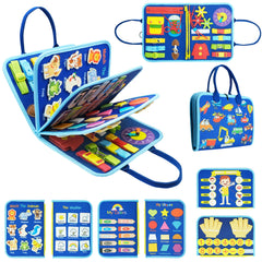 Montessori Toys Busy Board Sensory Activity Developing Board for Motor Skills,Learning Board for Toddlers  Christmas Gift