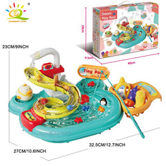 Kids Kitchen Sink Toys Electric Dishwasher Playing Toy With Running Water Pretend Play Food Fishing Toy Role Playing Girls Gift