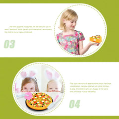 Kids Pizza Cutting Toy Simulation Plastic Pizza Dinette Child Toy Kitchen Pretend Play Food Cooking Kitchen Toys For Girls P9O3