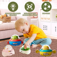 Kids Toys Cars Friction Powered Vehicle Press and Go Back and Forth Animal Car Toys Baby Educational Toy for Toddler Boys Girls