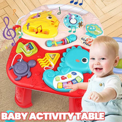 Baby Activity Table Musical Toys Sound Maker Games for Babies Sensory Toys Multi-Functional Movement Developing Educational Toys
