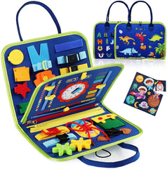 Montessori Toys Busy Board Sensory Activity Developing Board for Motor Skills,Learning Board for Toddlers  Christmas Gift