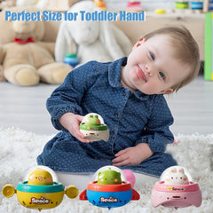 Kids Toys Cars Friction Powered Vehicle Press and Go Back and Forth Animal Car Toys Baby Educational Toy for Toddler Boys Girls