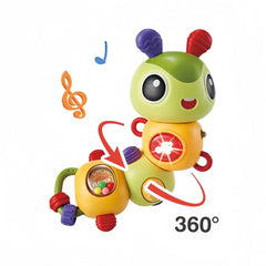 Baby Musical Toys with Light Cartoon Fun INSECTS Educational Interactive Cognitive Enlighten Sensory Toy for 6-12 Months Toddler