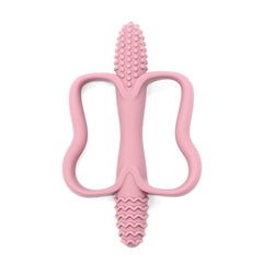 Baby teething toys with easy-grip handles, food-grade silicone teething toys, suitable for babies 0-6 months, 6-12 months