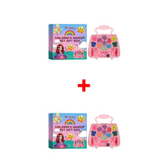 Girls Makeup Set for Children's Cosmetics Kit Princess Makeup Gift Box Lipstick Eyeshadow Blush Safe Non-Toxic Kids Beauty Toys