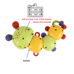 Baby Musical Toys with Light Cartoon Fun INSECTS Educational Interactive Cognitive Enlighten Sensory Toy for 6-12 Months Toddler