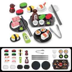 Children's toys: Pretend play, barbecue, fast food, pizza, sushi, afternoon tea, desserts, kitchen food, toy sets