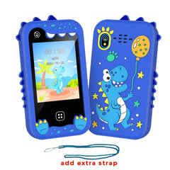 Kids Smart Phone for Girls Boys Kids Cell Phone Toys Dual Camera Music Player 17 Games Toddler Learning Phone For Birthday Gifts